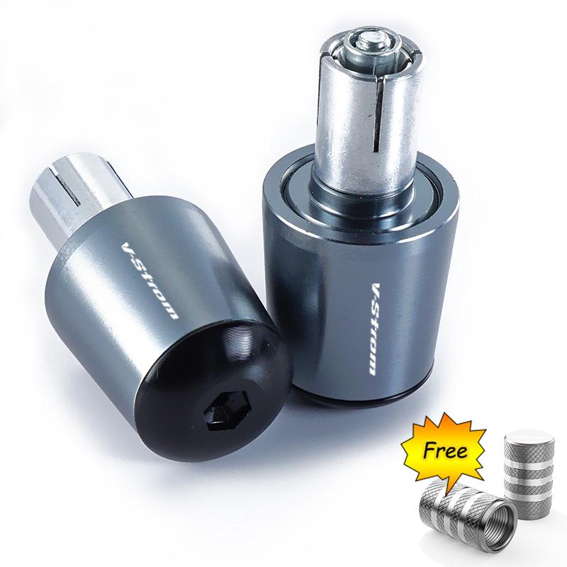 For SUZUKI Vstrom DL 250 650 1000 V-Strom 650XT 1000XT Vstrom650 Vstrom1000 Motorcycle Handlebar Grips Bar End Plugs Accessories