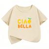 Графические футболки Ciao Bella Лимон Харадзюку с коротким рукавом для детей Мальчиков Девочек Повседневный Топ Футболка Лето Весна