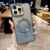 Подходит для IPHONE16 Чехол для мобильного телефона с магнитной присоской с блестками Градиентный Apple 15 ProMax Бриллиантовый 14 Гальваническое защитное покрытие