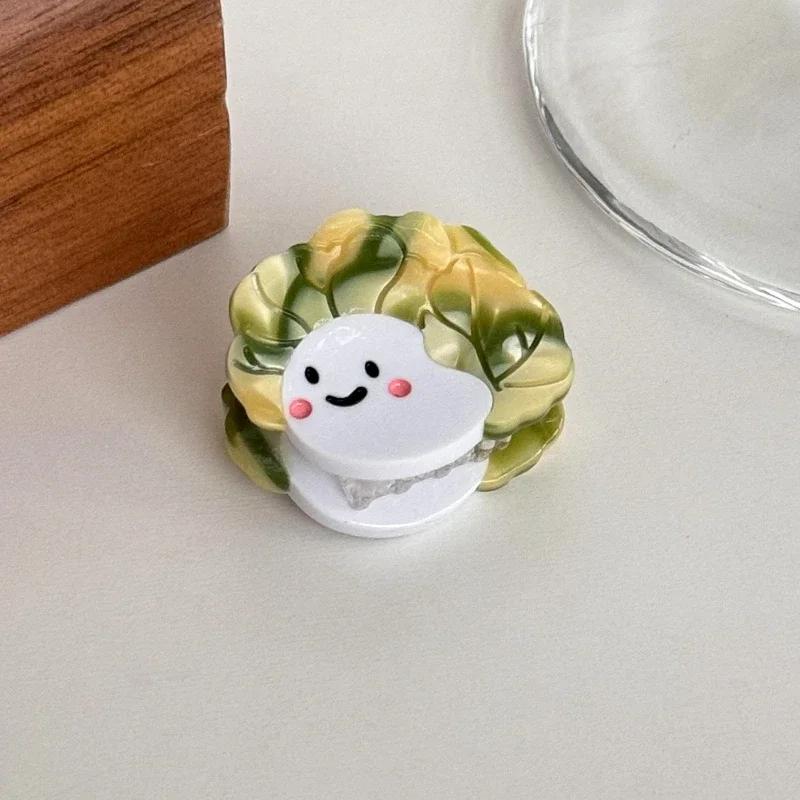 Милые овощи Маленький зажим для волос Ацетатные заколки для волос для женщин Девушек Сладкие заколки Зажим-краб Заколки для волос Детские модные аксессуары