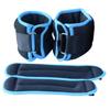 1 Pair Ankle Weights Strength Training Weight Bearing Adjustable Wrist Sandbag Running Walking Bule