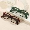 Retro Square Frame Reading Glasses Women Computer Glasses Blue Light Blocking Glasses Vintage Decorative Glasses