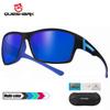 Queshark Square Polarized Cycling Glasses UV400 Sport Eyewear Camping Hiking Fishing Sunglasses