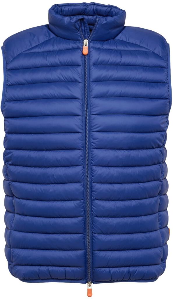 Winter Jacket Save The Duck Quilted Vest Men's Stand-up Collar Blue