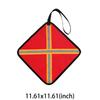 Safety Boat Flag with Webbing Kayak Safety Flag Reflective Strips Trailer Warning Flags for Boating Fishing Canoe Trailer Use