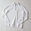 Half-Zip Sweatshirt Couples Stand Collar Long Sleeve Solid Color Loose Fit Casual Top