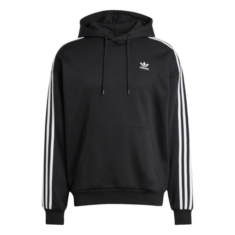 adidas Толстовка с капюшоном Adicolor Baggy Fit черного цвета для мужчин в уличном стиле JC6251