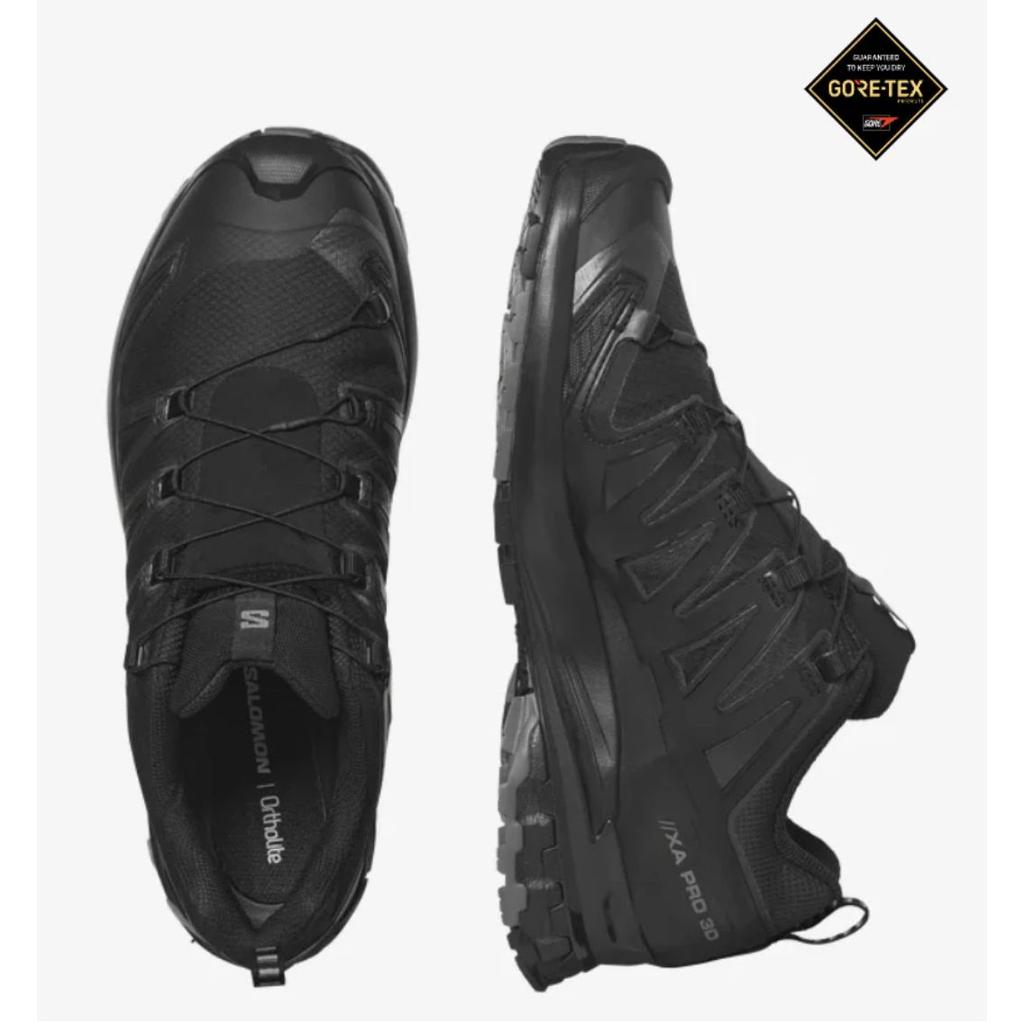 SALOMON XA Pro 3D V9 Широкие Gore-Tex Удобные Амортизирующие Низкие Уличные Функциональные Кроссовки Мужская Обувь Черный 472770
