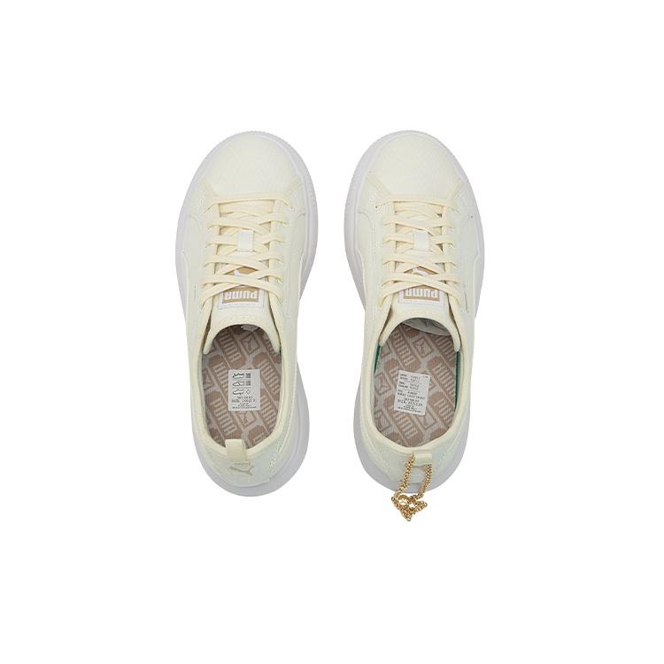 (WMNS) PUMA Suede Mayu Canvas 'Pristine' Women's 383165-01