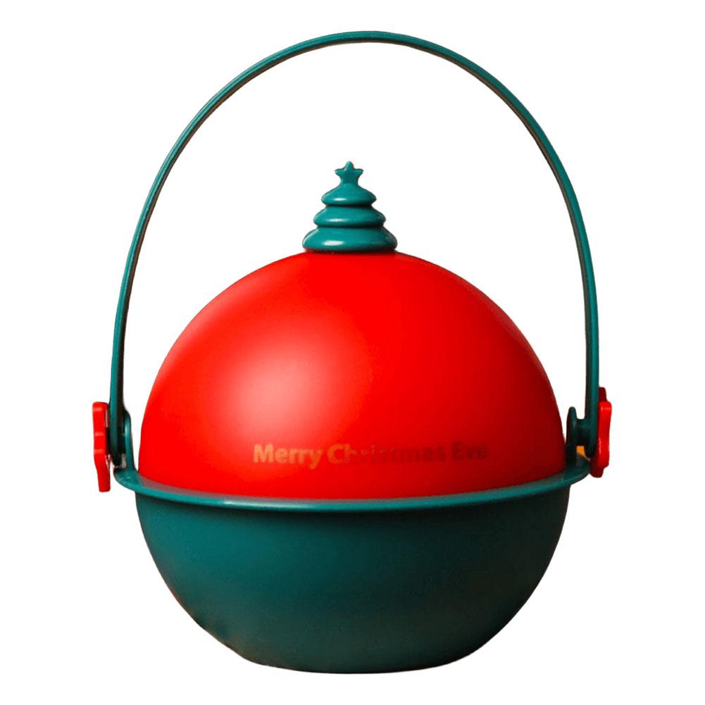 Рождественский контейнер для конфет с ручкой, многоцелевые подарочные коробки для подарков на праздники, рождественские и зимние товары для вечеринок