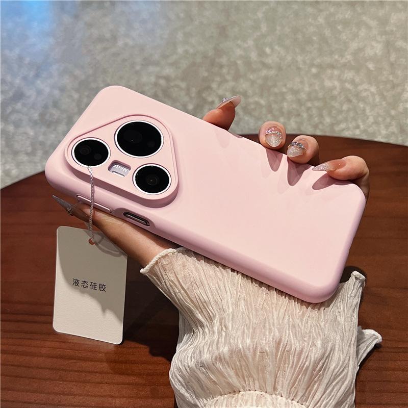 Подходит для мобильного телефона Huawei pura11pro, жидкий силикон, защита объектива, все включено, 11ultra, простой однотонный, противоударный