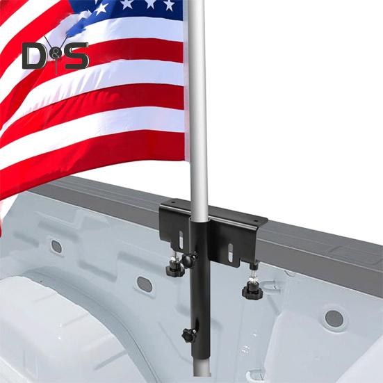 Кронштейн для крепления флагштока на грузовике, не требующий сверления, держатель флагштока диаметром до 1,2 дюйма для пикапов