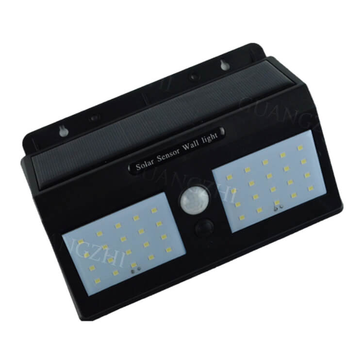 B04Серия Энергосберегающий IP65 Водонепроницаемый Поликристаллический Умный SMD 3030 Светодиодный Солнечный Настенный Светильник для Сада Дорожки Тропинки Пути