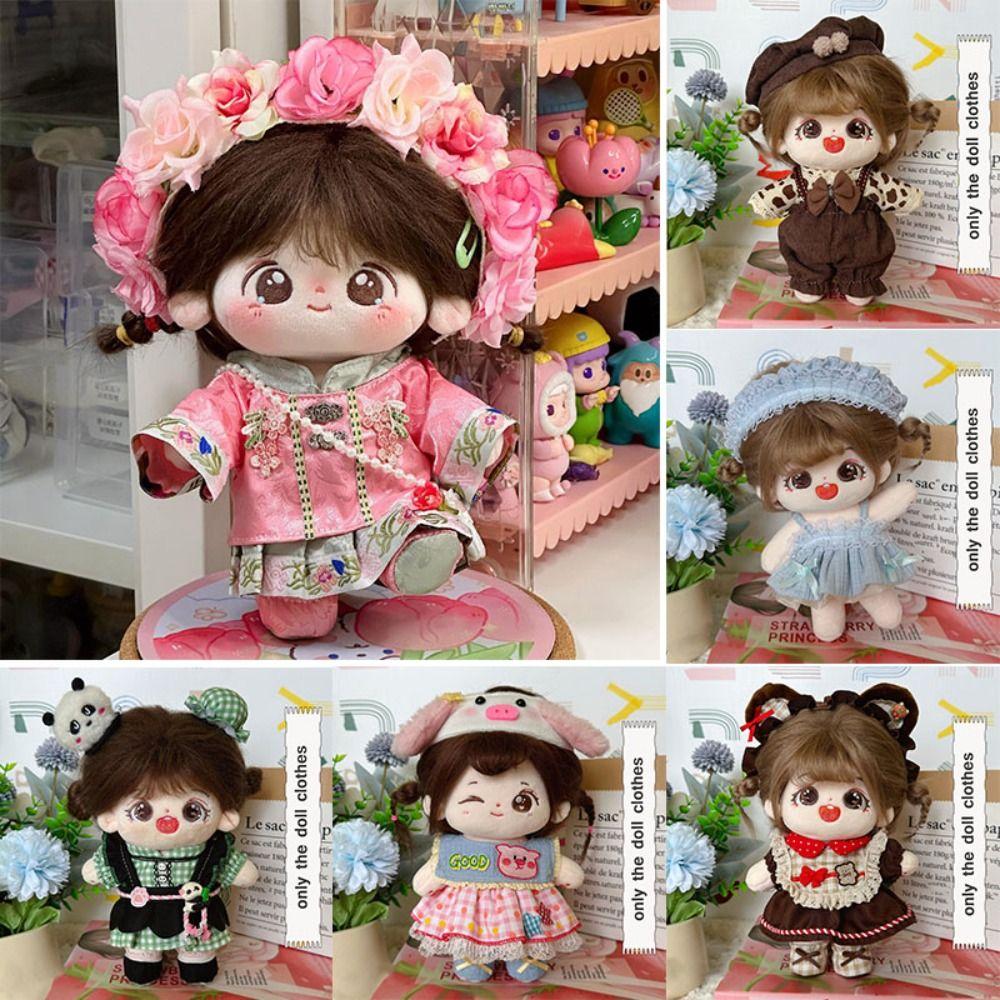 20 см миниатюрное платье костюм сменный наряд куклы комплект одежды хлопковая кукла/EXO Idol куклы