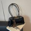 Ielgy High-End Texture Retro Tote Bag Women Autumn Winter Casual All-Match One-Shoulder Large-Capa