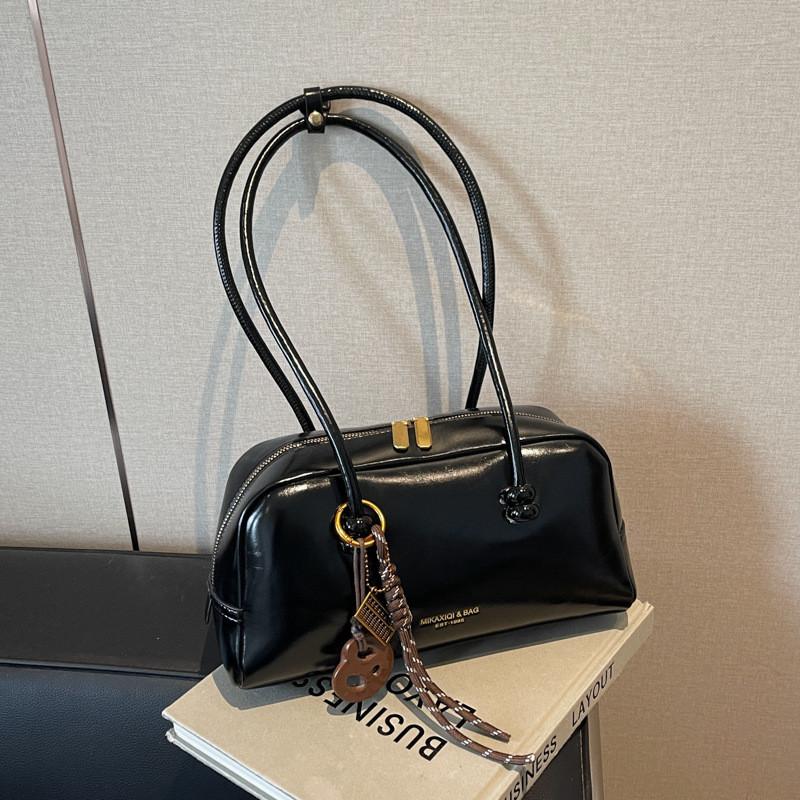 Ielgy High-End Texture Retro Tote Bag Women Autumn Winter Casual All-Match One-Shoulder Large-Capa