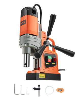 Magnetic Drill, 1300W Motor 1.6 In Boring Diameter, 2810 Lbf Portable Electric Mag Drill Press, 810 RPM No-Load Speed