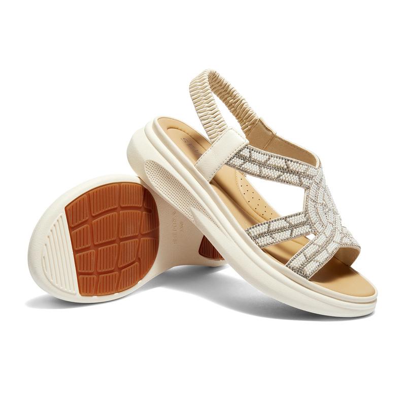 Senda Casual Sandals for Women 26 Summer New Shopping Mall Same Style Roman Retro Sandals XZD01BL6