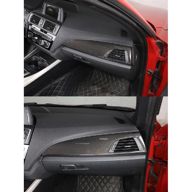 ABS Carbon Fiber Car Dashboard Side Air Outlet Panel Trim Cover For BMW 1 2 Series F20 F21 F22 F23 2012-2017 Interior Accessorie
