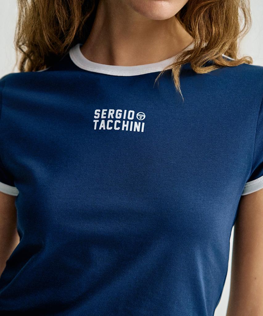 SERGIO TACCHINI W Cool Match Ringer Short Sleeve T-Shirt