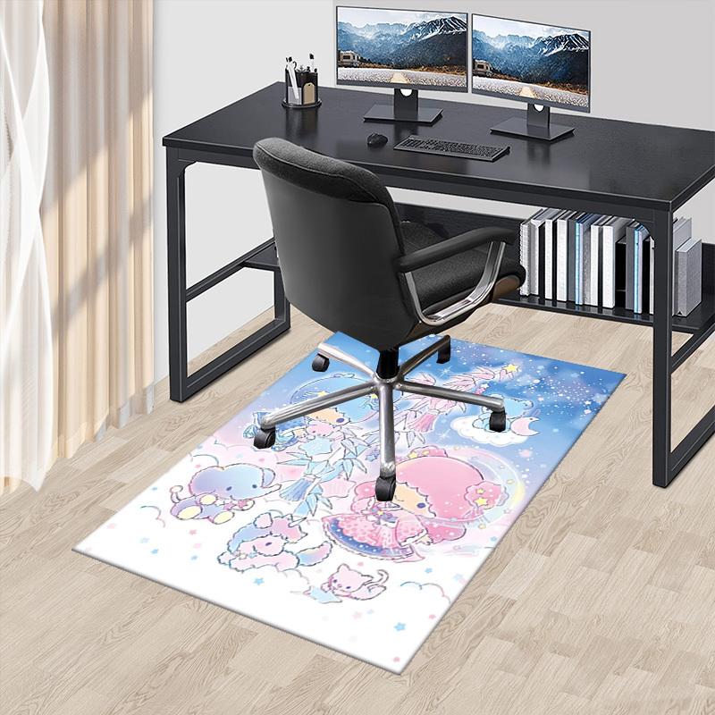 Anime Cartoon Design Chair Mat - Festival Gift for Office, Home Decor, Living Room, Bedroom, Game Room & Dormitory Carpet (Seasonal Universal).E053