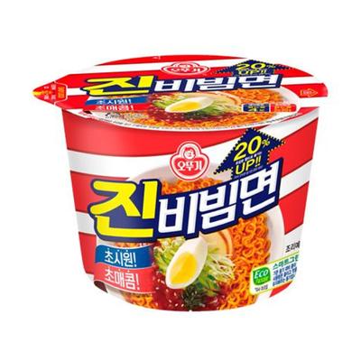 Ottogi Джин БибимМён Большая чашка 132г (3 варианта)