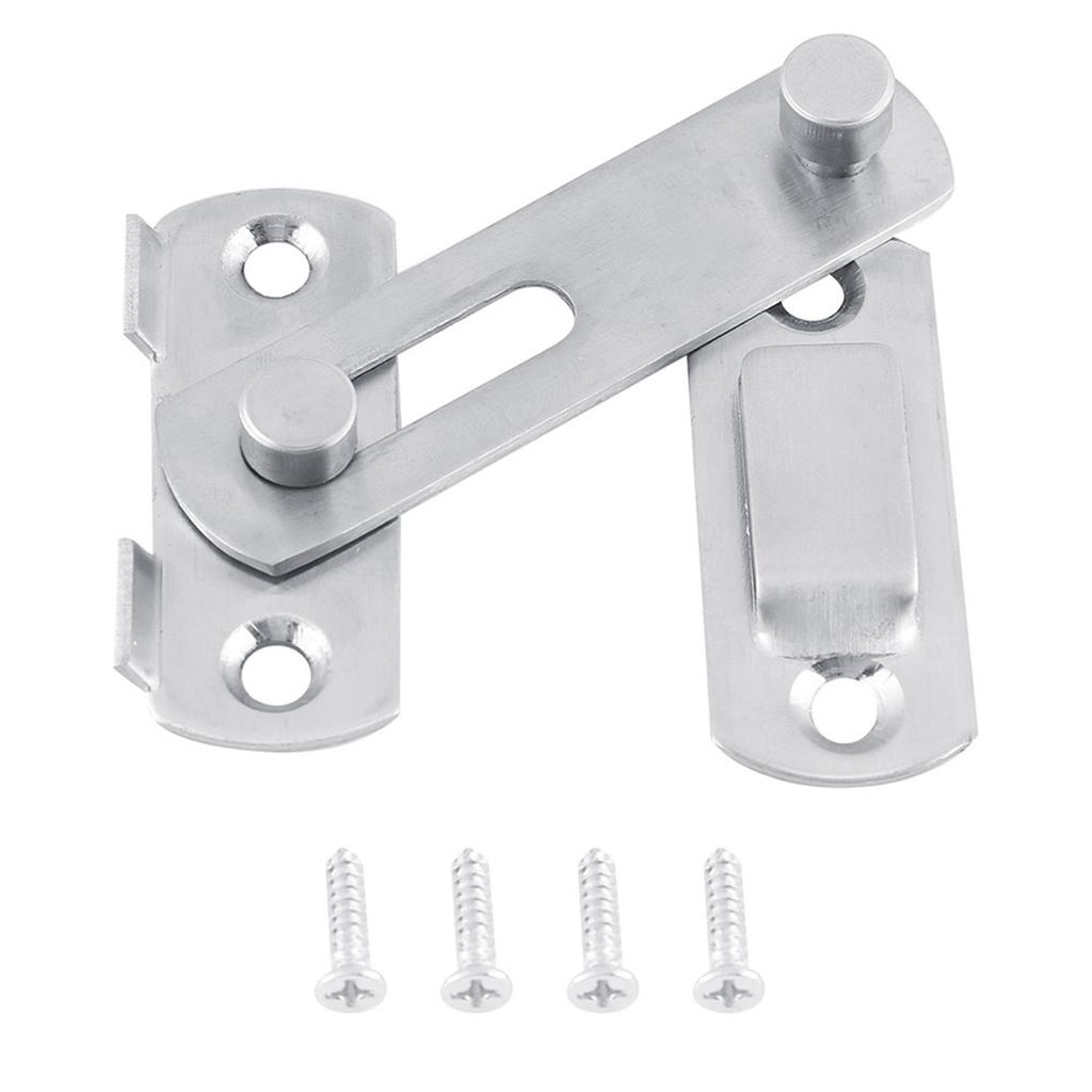 Stainless Steel Hasp Latch Lock Sliding Door for Window Cabinet Fitting Room Accessorries
