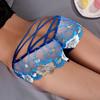 Women Sexy Hollow Briefs Mesh Transparent Underpants Underwear Lace Embroidery Panties Bandage Erotic Briefs Lingeire