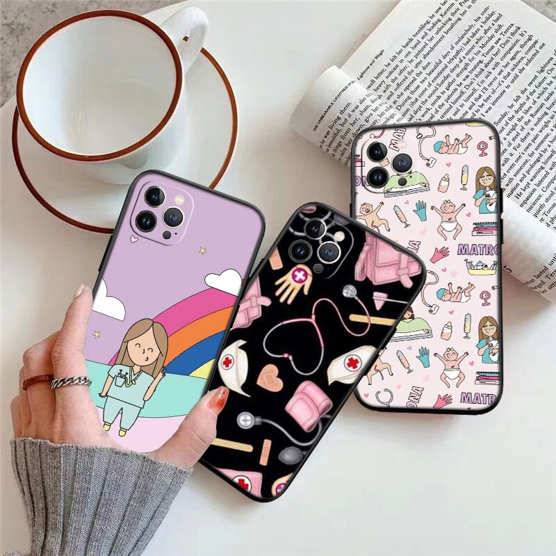 Doctor Nurse Shell Phone Case for Samsung Galaxy A11 A12 A13 A15 A52S A53 A55 A56 A70 A71 A72 A73 F06 F16 F56 S10 Plus S10e
