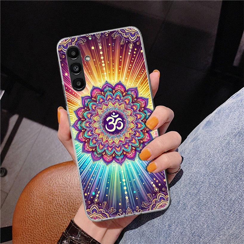 Mandala Chakra Insist Yoga Phnoe Case for Samsung Galaxy A17 A37 A57 A16 A26 A36 A56 A15 A14 A13 A55 A54 A53 A35 A34 A33 A25 A24