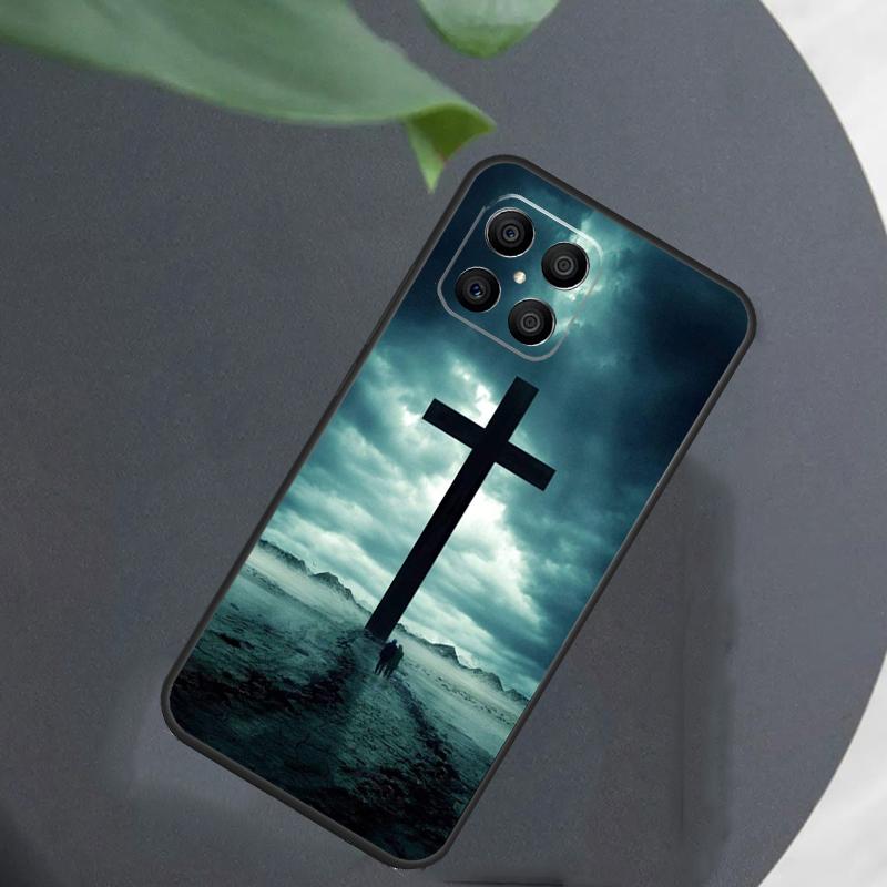 Крест Иисуса Христа Для Huawei Honor X9a X7 X8 X9 50 70 P20 P40 P30 Lite Mate 50 Pro Nova 5T P Smart 2021 Чехол