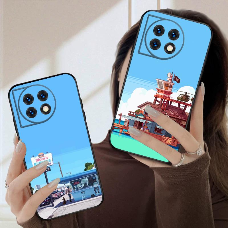 Закат Ся Улица Для Oneplus 8T 9 9R 10 Pro 11 12 13 13R 5G ACE 5 Nord2 4 CE 3 4 Lite N20 SE N200 силиконовый мягкий чехол для телефона
