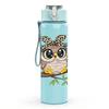 1PC Owl Bird On Branch Cartoon Print 750ml Color Plastic Sports Water Bottle Leakproof Flip Straw Lid Suitable for Sports Office Home Use
