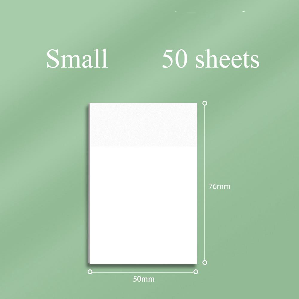 50 Sheets Transparent Posted It Sticky Note Pads Notepads Posits Papeleria Journal School Stationery Office Supplies