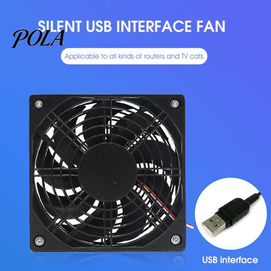 TV Box Heat Sink STB Radiator Low Noise Quick Cooling Plug Play USB Fan Mobile HDD Cooler for Home