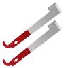 Stainless Bee Hive Tool Frame Lifter J Shape Hook Red 27cm Cut Honey Knife Beehive Scraper Beekeeping Tools Beekeeper Supplies