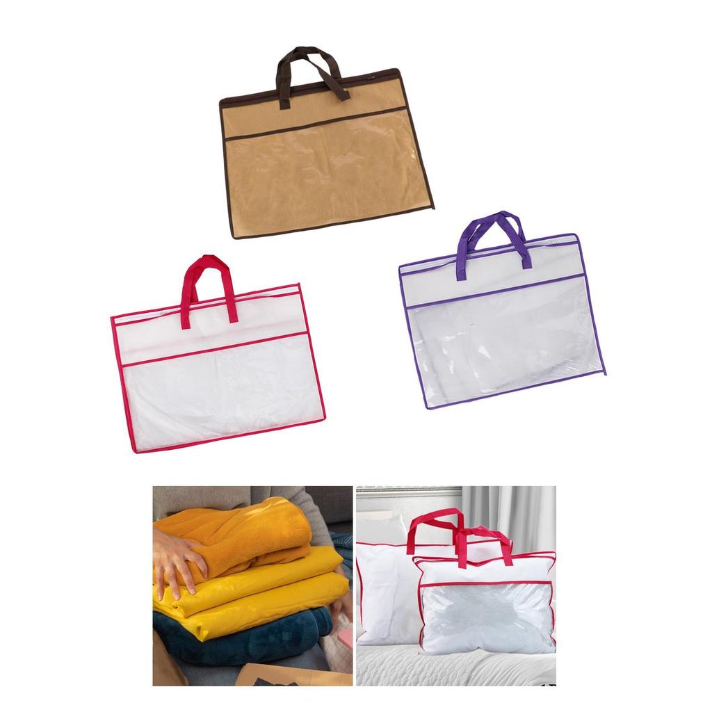 Closet Organizer Large Clear Blanket Storage Bag for Sheet Duvet Bedding