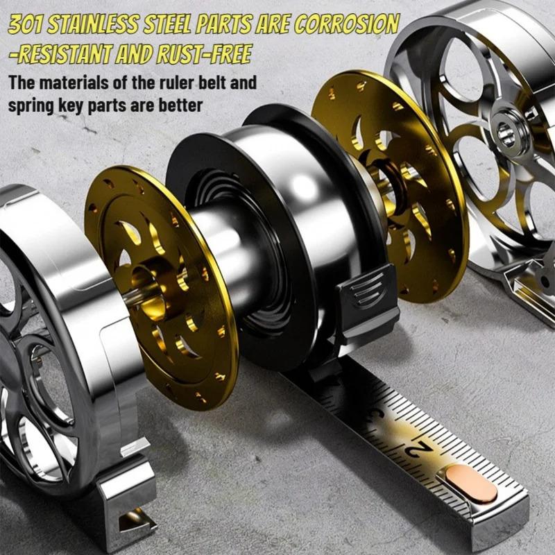 Мини-рулетка из мягкой стали 2 м, портативная, выдвижная, дизайн брелка для DIY, рукоделия, шитья, бытовых принадлежностей