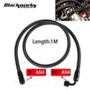 1M AN4 4AN Black Braided Oil Fuel Fittings Hose End 0+90 Degree Oil Adaptor Kit Oil Fuel Hose Line