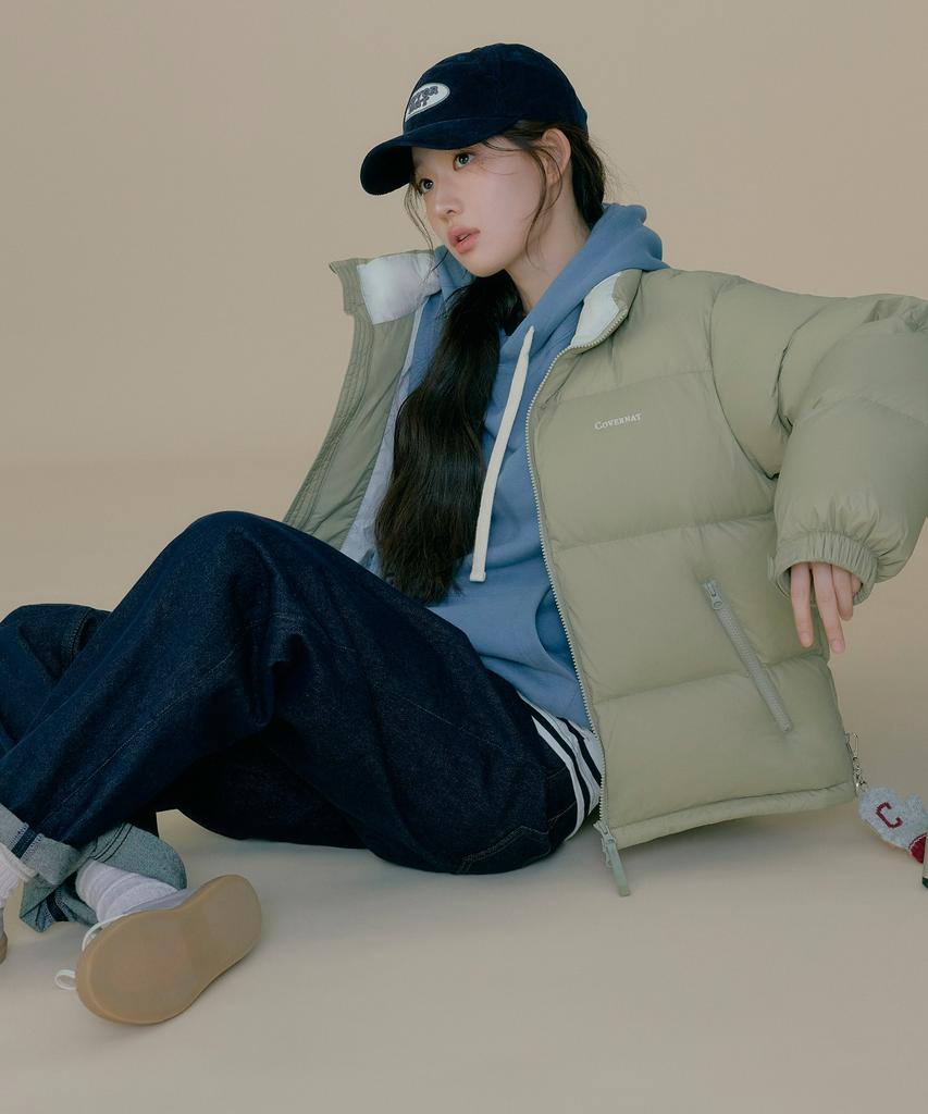 Covernat Civic Rds Short Puffer Light Khaki