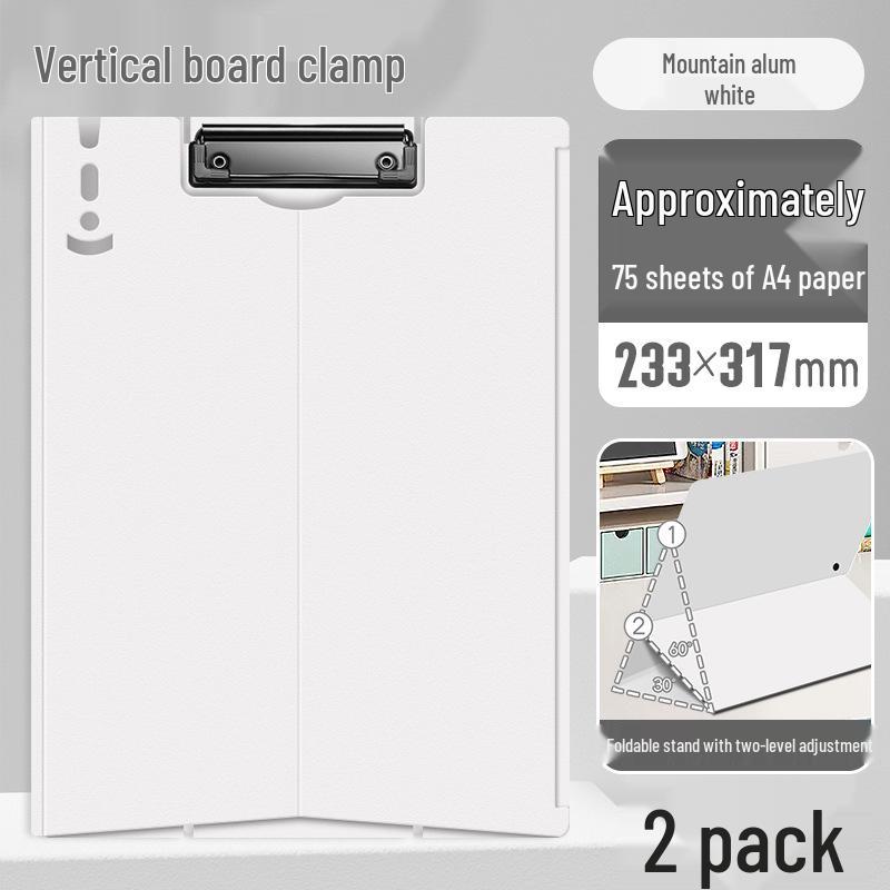 A4 Thick Stand-up Clip Folder & Writing Pad Board
