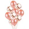 Новый 30 шт./набор розово-золотых шаров, с днем рождения, вечеринка, шары, свадьба, украшение, подарок