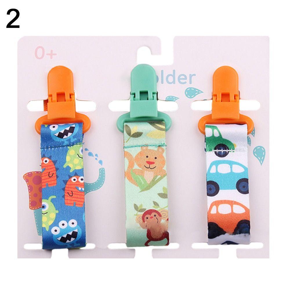 3PCs Pacifier Chain Bracket Baby Pacifier Clip Soother Holder Pacifier Chain Infants