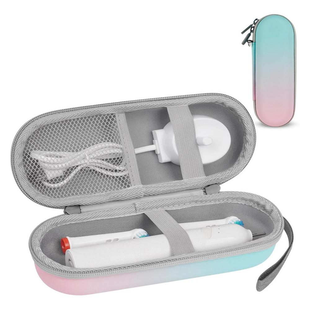 Hard Shell Tooth Brush Holder EVA Toothbrush Charger Organizer for Travel Journey