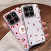 Чехол с рисунком красной вишни для Xiaomi Redmi Note 15 Pro 4G Funda Redmi Note 14 13 Pro 5G Прозрачный силиконовый мягкий чехол