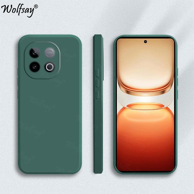 Candy Case For Vivo iQOO Z10 Turbo Pro Case Original Liquid Silicone Case iQOO Z10 Turbo Pro Cover For Vivo iQOO Z10 Turbo Pro