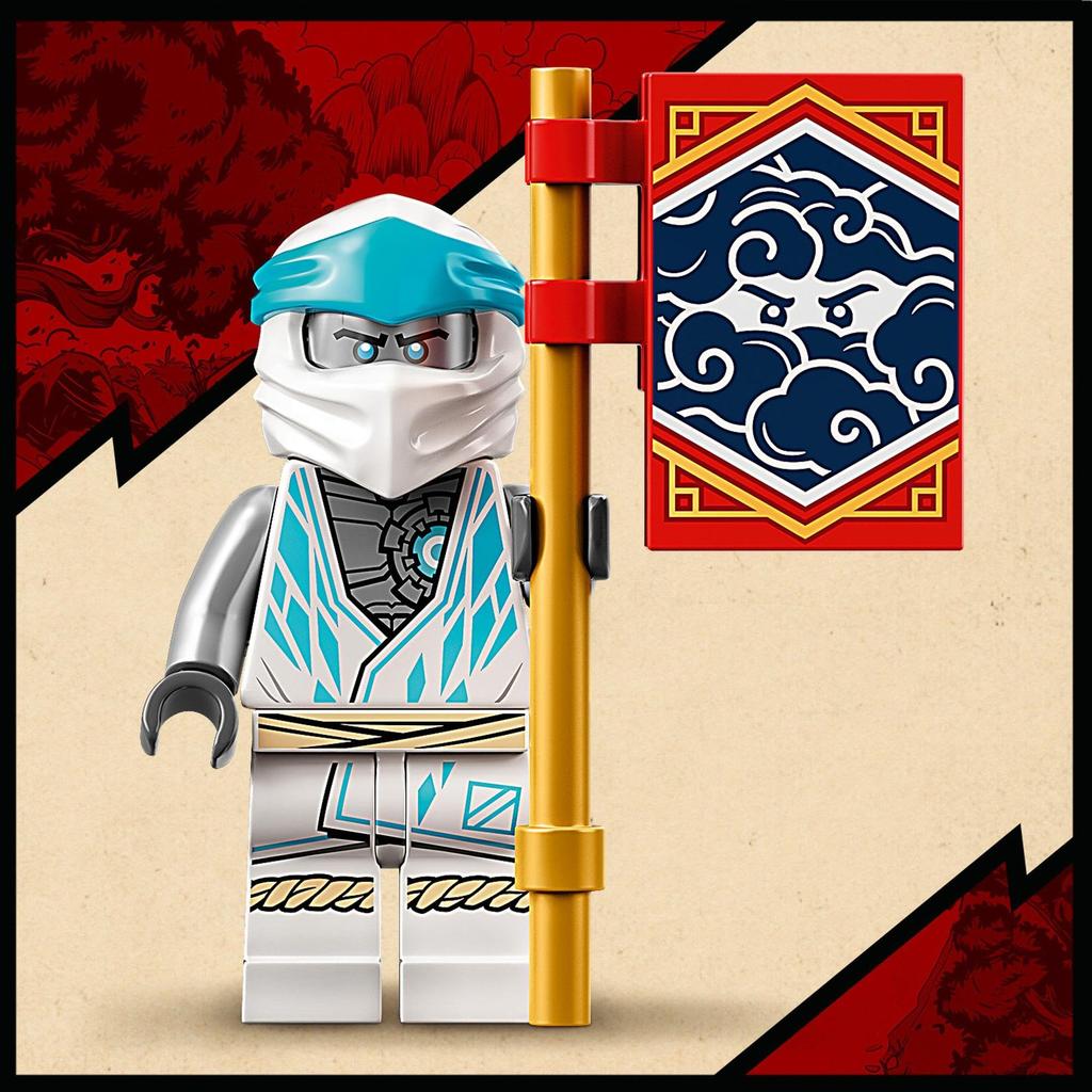 LEGO Ninjago Механический костюм Зейна EVO 71761, Игрушка, Строительные блоки, Подарок, Робот, Ниндзя, Мальчики, Возраст 6 лет и старше