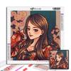 5D алмазная живопись полный алмаз мультяшная девушка изображение алмазная живопись ручная работа Diy Алмазная мозаика картина украшение дома