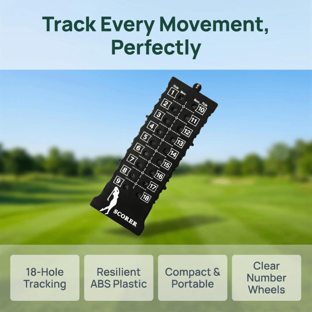 Strip Type Golf Scoreboard 18 Holes Golf Stroke Counter Scoreboard Golf Scorer Golf Players