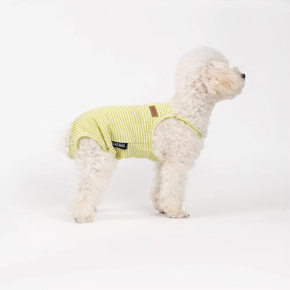 Комбинезон для питомца, физиологические трусы для собаки-самки, полосатые шорты для кошки/собаки, подгузники для щенка